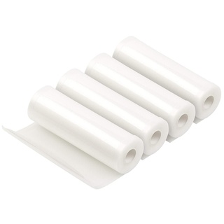 Rosenstein & Söhne Vakumierfolie: 4 Profi-Folienrollen für Balken-Vakuumierer, 20 x 500 cm (Vakuumrolle, Vakuumierschlauch, Vakuumierbeutel)