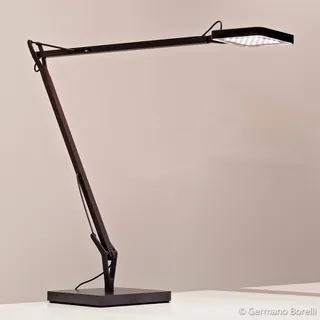 FLOS LED Schreibtischlampe KELVIN, schwarz, für Arbeitszimmer / Büro, Aluminium, Design, LED Tischlampe - cm - cm - cm