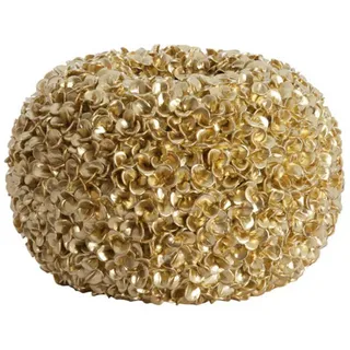 Light & Living Vase, Gold, Kunststoff, Rund, 30 cm, Dekoration, Vasen, Bodenvasen