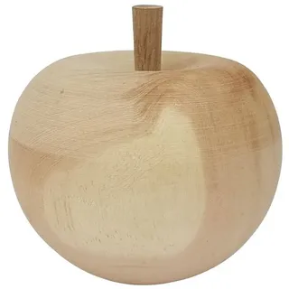 ERST-HOLZ Dekoobjekt Zirben Apfel Holz Deko Duftapfel beige