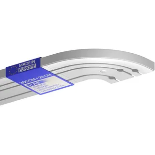 BestLivings Gardinenschiene 3-läufig Ø 10 mm 300 cm Weiß