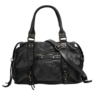 Shopper SAMANTHA LOOK Gr. B/H/T: 34 cm x 27 cm x 12 cm onesize, schwarz Damen Taschen Handtaschen