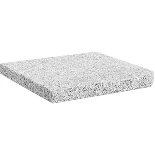 vidaXL Schirmständer Granit 25 kg Quadratisch Grau