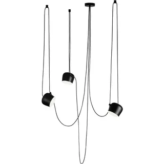 Flos - AIM Small LED-Pendelleuchte, schwarz, triple