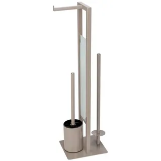 Wenko WC-Garnitur Rivalta Taupe 1 St.