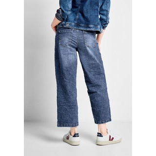 Cecil Loose-fit-Jeans aus Baumwolle mit Stretchanteil blau