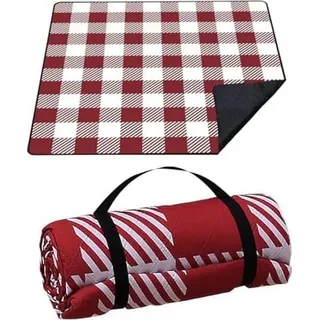Picknickdecken 200x200 cm ,extra große Picknickdecke, Machine washable Camping Decke, Picknick decke Wasserdicht, Decke Outdoor, Faltbar Strandmat...
