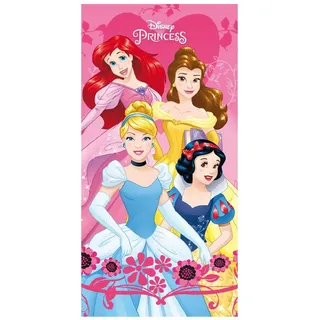 Disney Prinzessin Groß Handtuch Herz Rosa Kinder 100% Baumwolle Pool Strandtuch