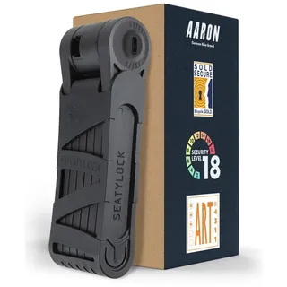 Aaron Premium Faltschloss 90cm Schwarz Faltschloss
