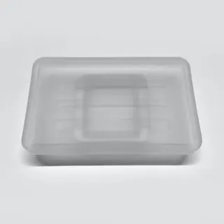 viverso Ersatzglas für Seifenschale eckig satiniert
