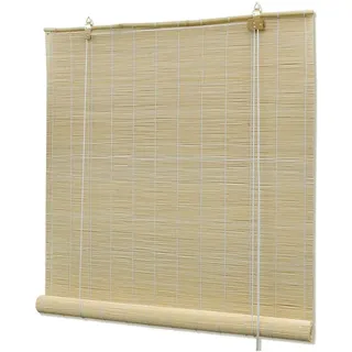 vidaXL Bambusrollo 150 x 160 cm Natur/braun