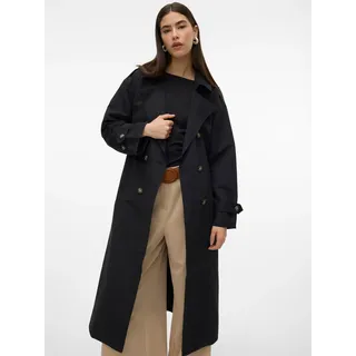 Vero Moda Chloe Long Trenchcoat Black M