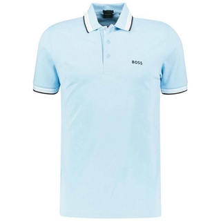 BOSS Poloshirt Herren Poloshirt PADDY (1-tlg) blau M
