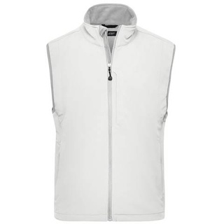 Men's Softshell Vest Trendige Weste aus Softshell weiß, Gr. 3XL