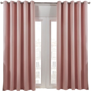 DREAMSCENE Vorhang, Türvorhang, Paneel, Blush Pink, 168 x 229 cm