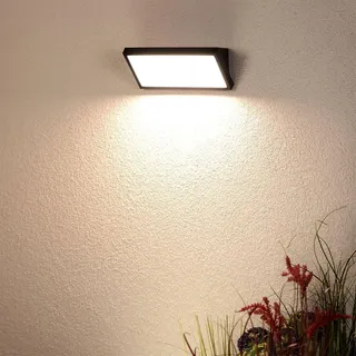 Lumiled Außenwandleuchte Kunststoff 12,3 cm spritzwassergeschützt schwarz