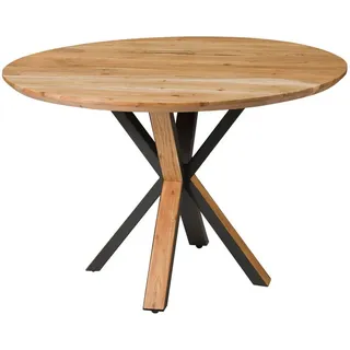 MASSIVMOEBEL24.DE Akazie Ø 120 cm beige