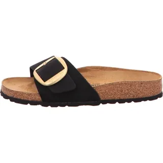 Birkenstock Madrid Big Buckle Nubukleder schwarz 38