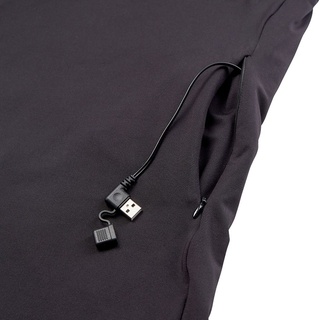 Deerhunter Heat Unterhemd mit Reißverschluss, Herren Heizunterhemd, Farbe:Black, Größe:3XL