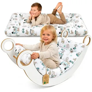 Jugendmatratze Krabbeldecke für Baby Kissen für Kletterbogen - Bodenkissen Kinder, Totsy Baby grau