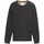 1038426 Basic Knit Pullover Black Grey Melange XL