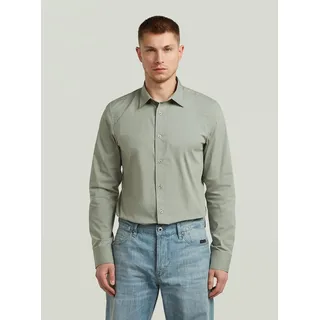 G-Star Uniform Slim Langarmhemd Grün XL