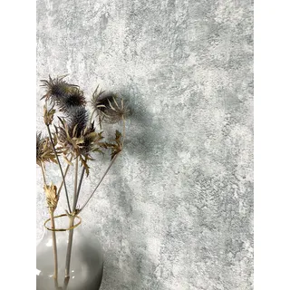 Newroom Vliestapete Grau Betonoptik Silber Industrial Loft Tapete | verwitterter Sichtbeton matt mit hellen Flecken, ansatzfrei, Betontapete, Mustertapete, skandinavisch, Büro, Schlafzimmer