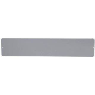 KalaMitica 60014-990-001 magnetische Kreidetafel aus Stahl, Farbe: Silber, Größe:14x70x0,12 cm