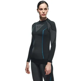 Dainese Dry LS Lady Funktionsshirt Schwarz/Blau XS/S