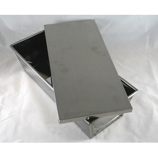 Kastenform, Brotbackform, VA, Edelstahl, 2,0 kg, mit Deckel, säurefest, DHLpaket