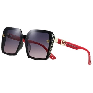 Houhence Sonnenbrille Sonnenbrille Damen Groß Vintage polarisiert UV Schutz rot