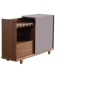 Design Hausbar Vitrine Bar Schrank Schränke Glas Vintrinen Holz Regal wohnen Neu