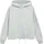 Weiche Sweatshirt-Jacke in Oversize grau 42