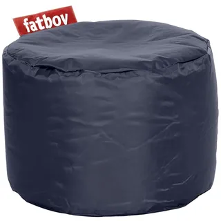 Fatboy Point Original Hocker - Runder Sitzhocker für Drinnen - Pouf Hocker aus Nylon - Vielseitiger Polsterhocker Geeignet als Fußhocker oder Beistelltisch - 35 x 50 x 35 cm - Blau