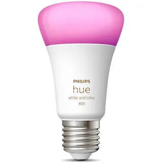 1x PHILIPS Hue White And Color Ambiance 800 E27 Smart Leuchtmittel Bluetooth NEU