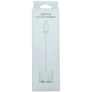 Lightning zu 3.5mm Kopfhörer Adapter Musik- und Ladefunktion für iPhone 7 8 X...