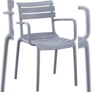 deluke KARL Gartenstuhl 57 x 57 x 82 cm grau