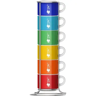 Bialetti Kaffeetasse 0,065 l Mehrfarbig 6 St.