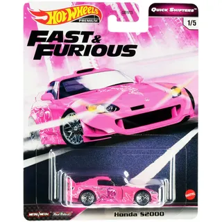 DieCast Hotwheels 2020 Premium Fast & Furious Quick Shifters 1/5 H0nda S2000 (Rosa)
