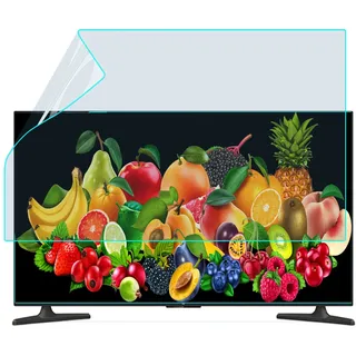 Generisch 32-75 Zoll Anti-Blaulicht TV Displayschutzfolie,Matte Blendschutz TV-Displayschutzfolie Anti-Staub Anti-Fingerabdruck Vollabdeckung, Entlastet Die Augen (75”(1645 * 930mm))