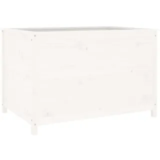 vidaXL Hochbeet 119,5 x 82,5 x 78 cm Weiß