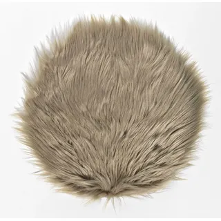 Sitzkissen FUR taupe (D 35 cm) - D 35 cm
