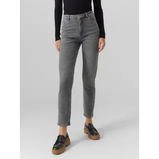 Vero Moda Linda Mom Gu214 Hochtaillierte Jeans Medium Grey Denim 28 30