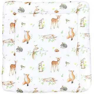 TupTam Wickelauflage TupTam Baby Wickeltischauflage mit Baumwollbezug Gemustert beige|braun 70 cm x 60 cm