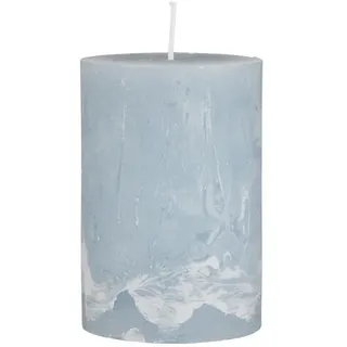 IB Laursen Rustikale Kerze Stumpenkerze Ø 6,8 cm in staubig blau | Gr.: L