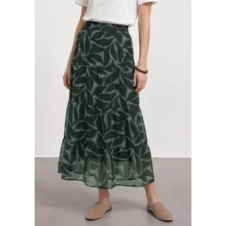 STREET ONE Maxirock Damen Floral Grün 32
