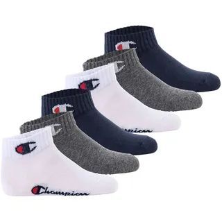 Champion Socken 6er Pack Blau/Weiß/Grau 27-30