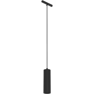EGLO Zubehör für Schienensystem Easy Track Hängelampe | Adapter für Schienenleiste, Pendelleuchte zum Stecken, Accessoire Lichtschiene Decke, Kunststoff in Schwarz, GU10 Fassung