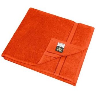 Bath Towel Badetuch im dezenten Design orange, Gr. 70 x 140 cm