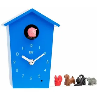 Kookoo Kuckucksuhr 5 Tiere 60,5 blau
